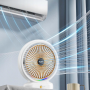 Вентилятор настольный Fantasy Color Fan F14, аккумуляторный, 3 режима, подсветка, Type-C