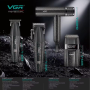 Набор VGR V-640 S4, машинка, триммер, шейвер и фен, 4 в 1