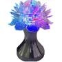 Световой диско шар-цветок LED Crystal Magic Ball Light AT-W927