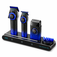 Набор для стрижки VGR Stepless Pro 3 в 1, с зарядной станцией