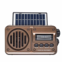 Радиоприёмник GOLON RX-BT499VS с Bluetooth, USB/microSD и солнечной панелью