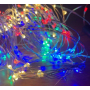 Xmas гирлянда 300L (Copper) на медной проволоке (Капля росы) Конский хвост M Мультицветная 3M 7266