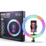 Кольцевая светодиодная лампа 33 см RGB LED RING MJ33