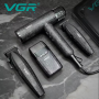 Набор VGR V-640 S4, машинка, триммер, шейвер и фен, 4 в 1