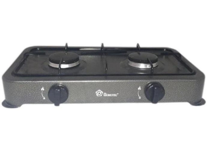 Газовая плита Domotec MS-6602, 2 конфорки, настольная