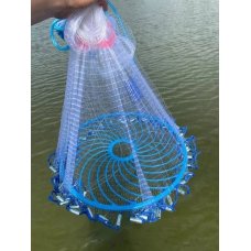 Рыболовная сеть FISH NET 0240, диаметр сети 2,5 м, кольцо 45 см