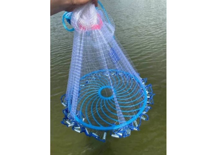 Рыболовная сеть FISH NET 0240, диаметр сети 2,5 м, кольцо 45 см