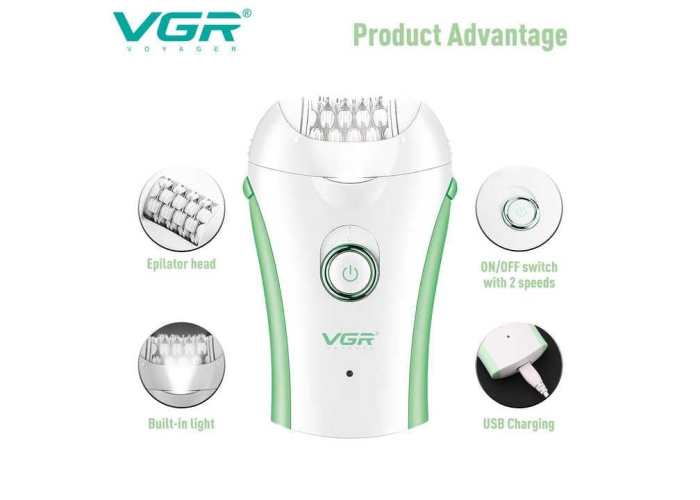 Эпилятор VGR V-705, 32 пинцета, 600 мАч