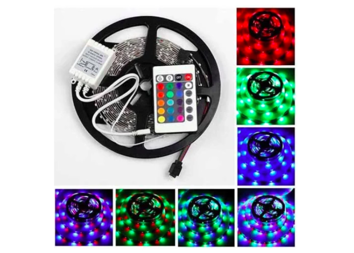 Комплект светодиодная лента LED 3528 RGB 4,5 метров
