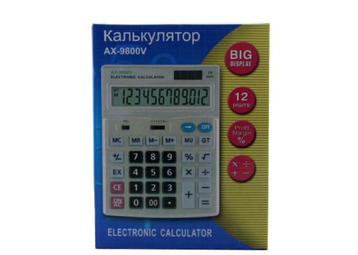 Калькулятор AX 9800V
