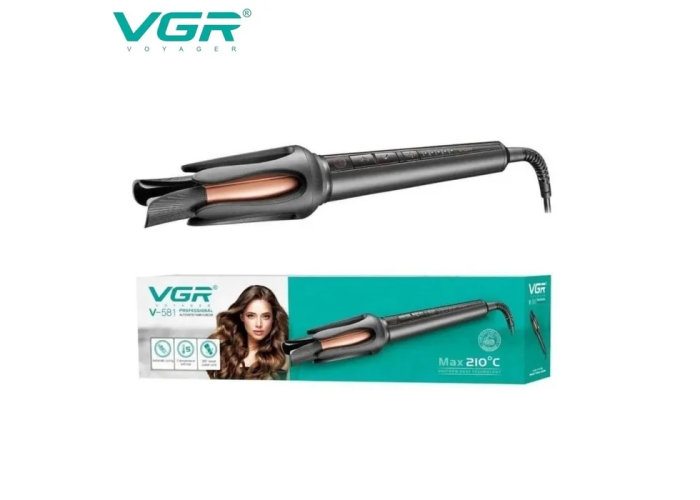 Автоматическая плойка для волос VGR V-581, керамическое покрытие, 130–210°C