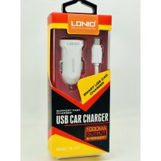 Автомобильное зарядное устройство LDNIO DL-C17 (1A / 1 USB порт + кабель MicroUSB)