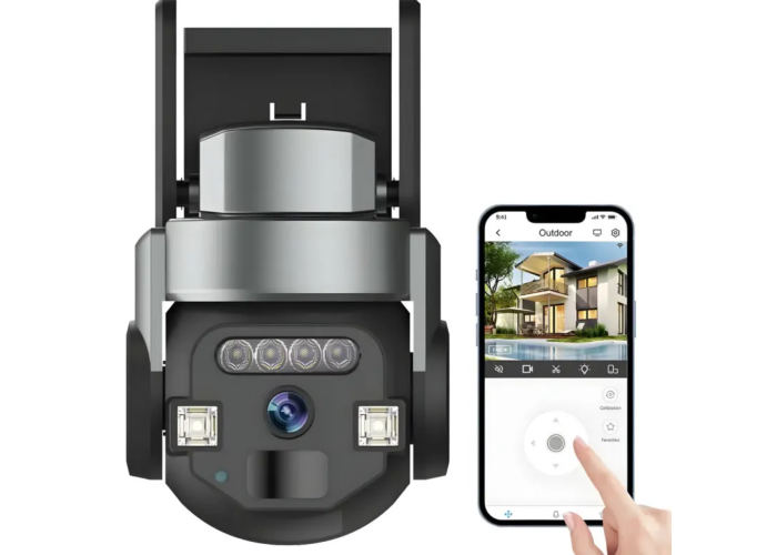 Камера WIFI, Full HD 5mp с двумя экранами Q 812 9162