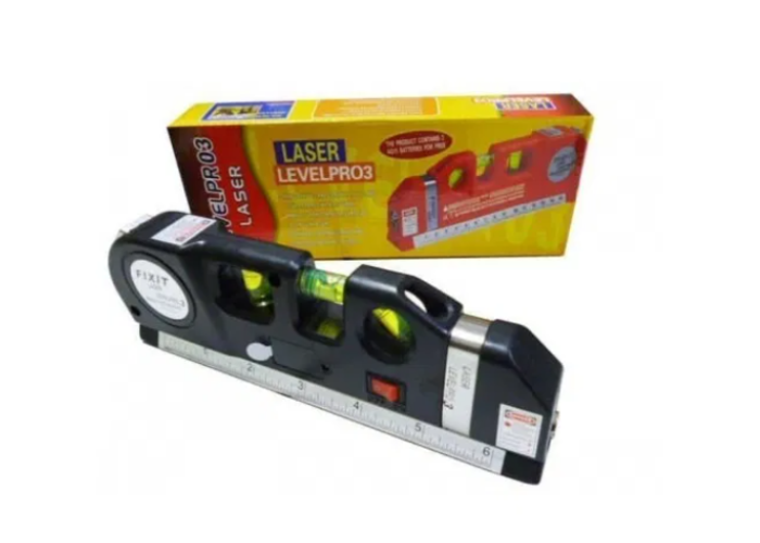 Лазерный уровень со встроенной рулеткой LASER LEVELPRO3