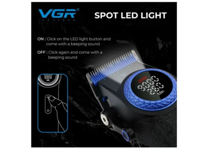 Набор для стрижки VGR Stepless Pro 3 в 1, с зарядной станцией