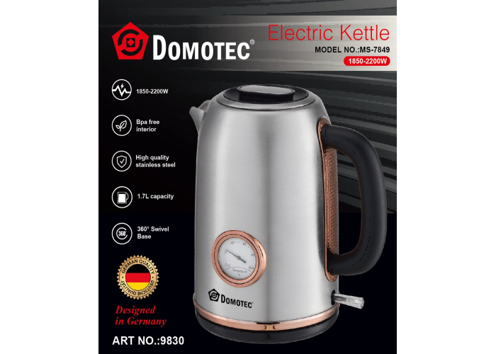 Чайник электрический Domotec MS-7849