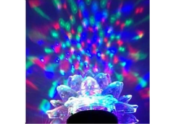 Световой диско шар-цветок LED Crystal Magic Ball Light AT-W927