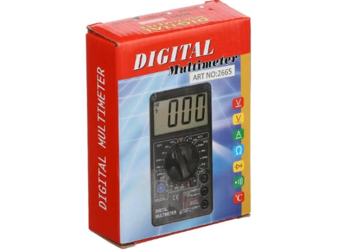 Цифровой мультиметр тестер со звуком Digital Multimeter DT-700D