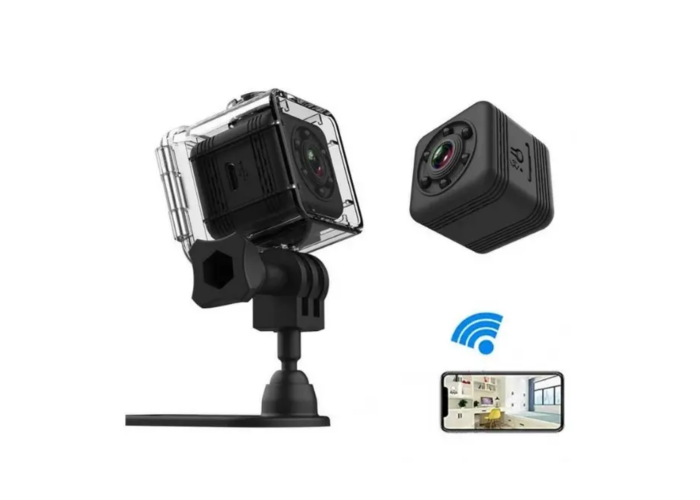 Ip мини камера SQ29 с WiFi с датчиком движения и боксом для подводной сьем