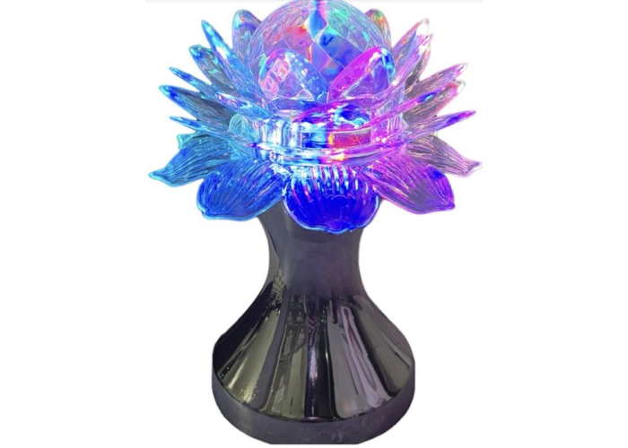 Световой диско шар-цветок LED Crystal Magic Ball Light AT-W927