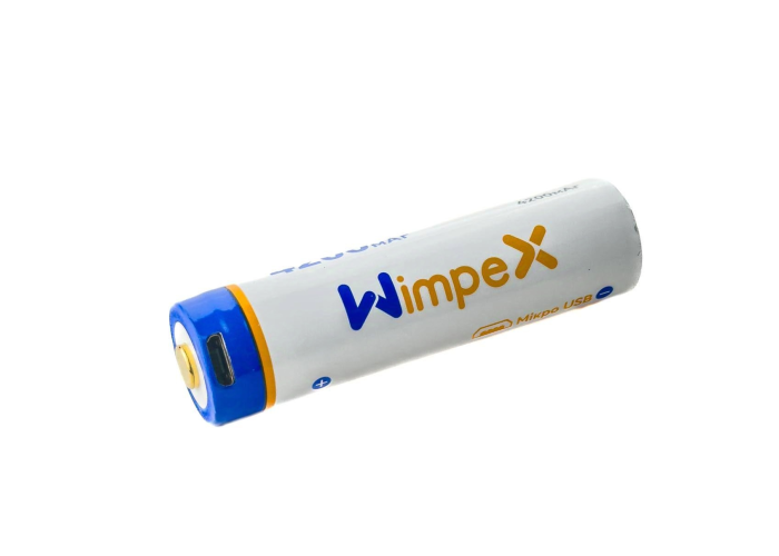 Аккумулятор 18650 Wimpex WX1435 USB литиевый 4200 mAh