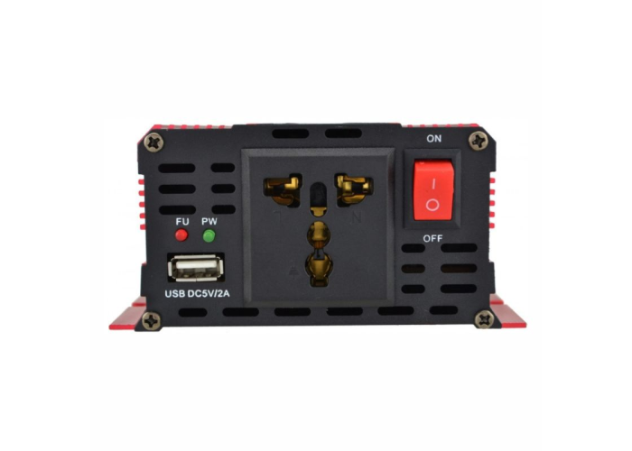 Преобразователь напряжения UKC KC-1000D 12V → 230V, 1000W, LCD, USB