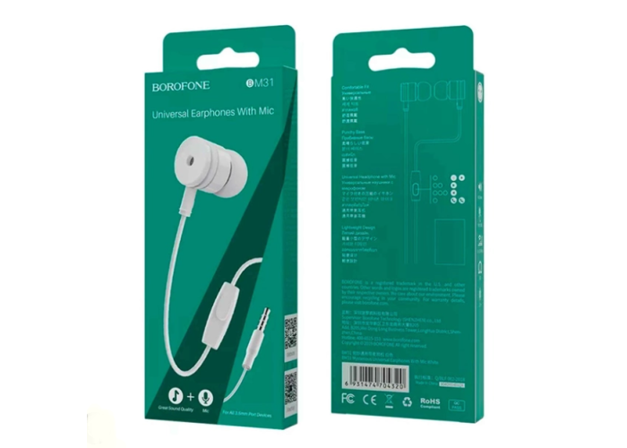 Наушники BOROFONE BM31 Mysterious universal earphones