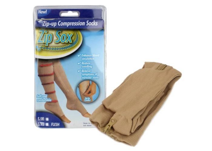 Компрессионные гольфы на молнии Zip Socks