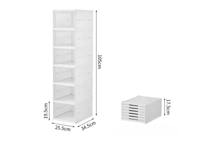 Органайзер Shoe rack with 6 shelves, система хранения обуви
