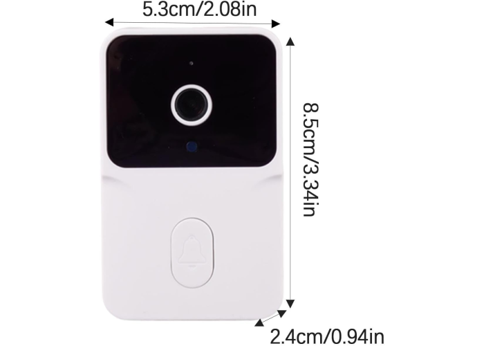 Дверной звонок Mini Doorbell, аккумуляторный, с Wi-Fi, камерой, датчиком движения и ночным видением
