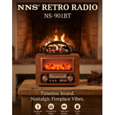 Радиоприёмник GOLON NS-901BT, с аккумулятором, Bluetooth, USB и подсветкой