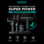 Машинка для стрижки VGR Stepless Pro 4 in 1, набор (машинка, триммер, электробритва, фен)
