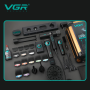 Машинка для стрижки VGR Stepless Pro 4 in 1, набор (машинка, триммер, электробритва, фен)