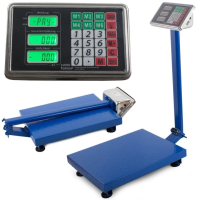 Товарные электронные весы Crystal CR-300 Metal, до 300 кг, платформа 40×50 см