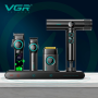 Машинка для стрижки VGR Stepless Pro 4 in 1, набор (машинка, триммер, электробритва, фен)