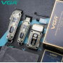 Набор для стрижки VGR V-642 Gold, машинка, триммер и шейвер, аккумуляторный