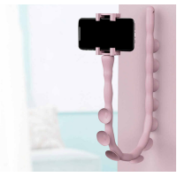 Держатель гибкий для телефона с присосками Cute Worm Lazy Holder 7304