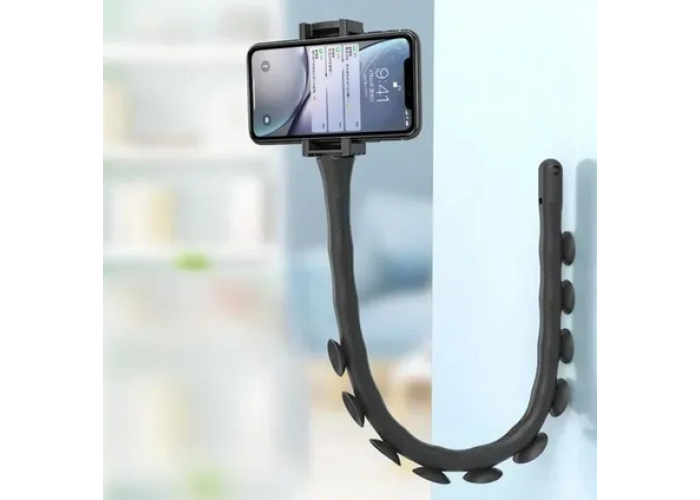 Держатель гибкий для телефона с присосками Cute Worm Lazy Holder 7304