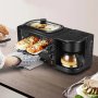 Многофункциональная кухонная машина Domotec MS-5308B, 3 в 1, электрическая печь, гриль и кофеварка