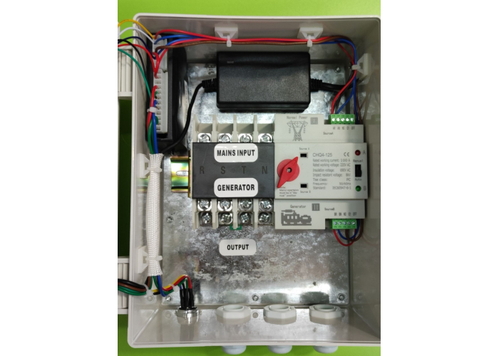 Автоматический переключатель ввода резерва CHQ4-125 (220v/380v)