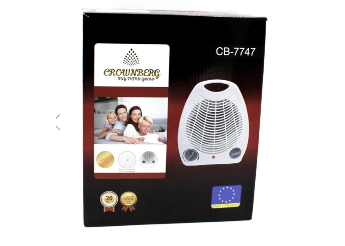 Тепловентилятор, обогреватель дуйка Crownberg CB-7747