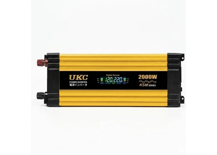 Преобразователь AC/DC KSM 2000W 12V с LCD-дисплеем и 2 USB