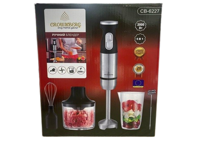 Блендер погружной Crownberg CB-6227 2000Вт