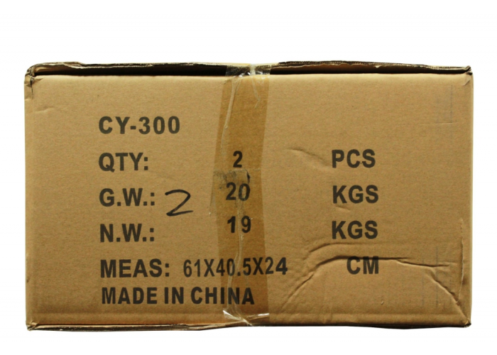 Товарные электронные весы Crystal CR-300 Metal, до 300 кг, платформа 40×50 см