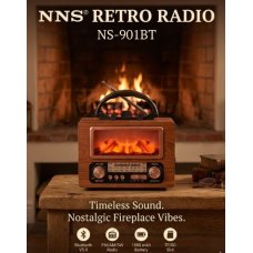 Радиоприёмник GOLON NS-901BT, с аккумулятором, Bluetooth, USB и подсветкой