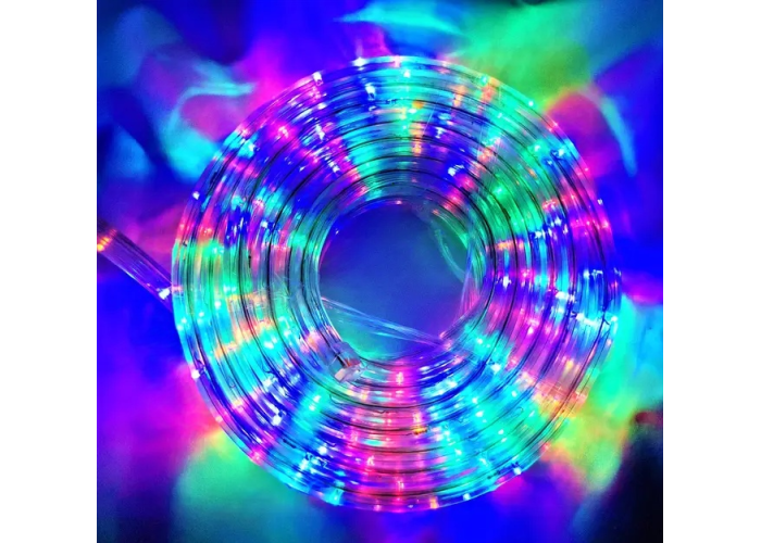 Уличная Гирлянда 10 метров Силиконовый Шланг LED RGB