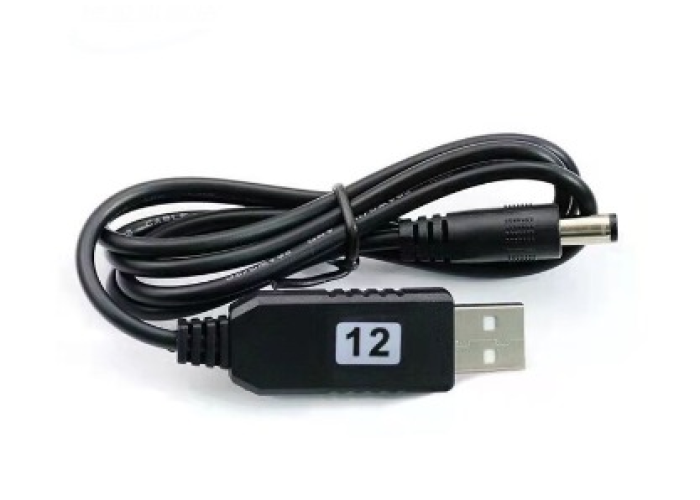 Кабель-переходник для роутера USB – DC 5.5x2.1 мм, 12V