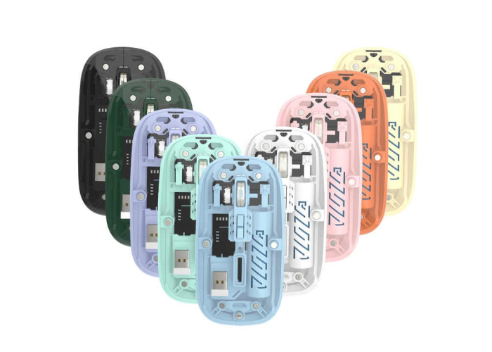 Мышка BT Recharge Transparent Mouse 501 (2.4G + Bluetooth 5.2)