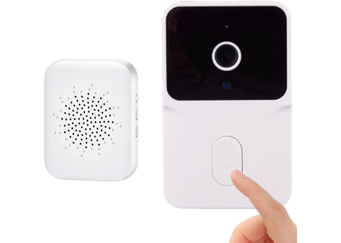 Дверной звонок Mini Doorbell, аккумуляторный, с Wi-Fi, камерой, датчиком движения и ночным видением