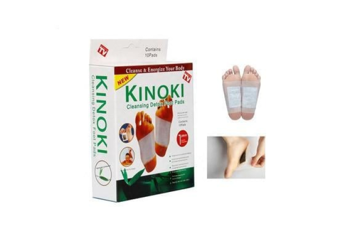 Пластырь детоксикационный для ног Kinoki Cleansing Detox Foot Pads, 10 шт